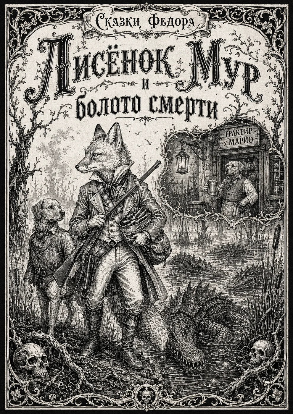 Обложка: Лисёнок Мур и болото смерти
